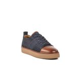 Ayakmod Hakiki Deri Erkek Sneaker 3K1973 C704 M,Lacivert Kahve 42