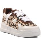 Ayakmod Kahve-Beyaz Erkek Sneaker - Kahverengi - Beyaz