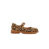 AYAKMOD Kahve Leopar Desenli Kemerli Kadın Babet 572407 Z
