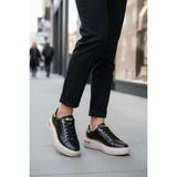 Ayakmod Lady 028 Z Desenli Siyah Kadın Sneaker - 39