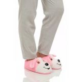 Ayakmod Pembe Köpek Desenli Unisex Panduf 26K001