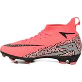 Ayakmod Pembe-Siyah Çoraplı Bağcıklı Erkek Futbol Ayakkabısı Krampon 610 - Pembe - Siyah - Mor
