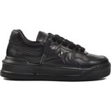 Ayakmod Premium 1306 Siyah Cilt Erkek Sneaker - 44