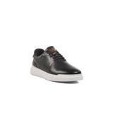 Ayakmod Premium 411 M Hakiki Deri Erkek Sneaker,Siyah Beyaz 43