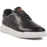 Ayakmod Premium 411 M Siyah-Beyaz Hakiki Deri Erkek Sneaker - Siyah - Beyaz