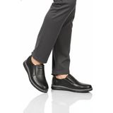 Ayakmod Premium Siyah Hakiki Deri Anatomik Erkek Casual Ayakkabı 3704 M