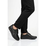 Ayakmod Premium Siyah Hakiki Deri Erkek Casual Ayakkabı 2407 M