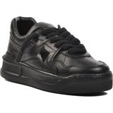 Ayakmod Siyah Cilt Erkek Sneaker