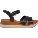 Ayakmod Siyah Hafif Slingback Kadın Sandalet 335332 Z