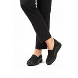 Ayakmod Tekstil Kadın Casual Ayakkabı 651586 Z,Siyah Floter 36