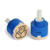 Ayan 40mm Ayaksız Düz Batarya Kartuşu Eca Uyumlu Artema, Ar Yak, Pu