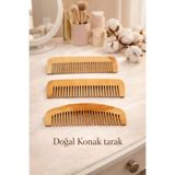 Ayana Cosmetic DOĞAL AHŞAP KONAK TARAK 3'LÜ SET