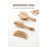 Ayana Cosmetic İsme Özel Keçi Kılı Fırça + Macromen Tarak + Bambu Kedi Tarak + Özel Hediye Kese ve Kutusu Hediyelik