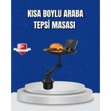 Ayarlanabilir Araç Içi Bardaklık Tepsisi 9 Inç Geniş Alan ve Telefon Standlı - TK002M-6VWJ0 - Çok Renkli