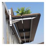Ayarlanabilir Balkon Korkuluk Asılı Masa - Bahçeler ve Teraslar için Çok Fonksiyonlu Katlanır Veranda Masası, 2 Seviye, Boyut 80x27cm (U60xG27cm / U23.6xG10.6IN)