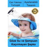 Ayarlanabilir Çocuk Bebek Duş Şapkası Göze Şampuan Su Sabun Kaçmasını Önleyen Koruyucu Banyo