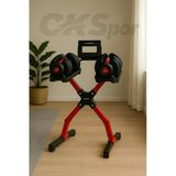 Ayarlanabilir Dambıl Ve Stand Seti 2 X 24 Kg Ayarlanabilir Mekanizmalı Dambıl + Dambıl Standı