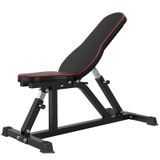 Ayarlanabilir Eğim Katlanır Fitness Tezgahı,Dambıl Taburesi Karın Tezgahı Düz Egzersiz Egzersiz Tezgahı,Çok İşlevli Ağırlık Bankları Kuvvet Eğitimi