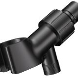 Ayarlanabilir El Duş Başlığı Tutacağı - Premium ABS Plastik - 360 Derece Dönebilen Pirinç Top: Döner Kol Montajı ve Hortum Bağlantısı - Kolay Kurulum ve Değiştirme Duş Başlığı Parçaları, Aksesuarlar,