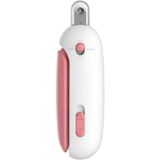 Ayarlanabilir, Hazneli, Törpülü Kedi Köpek Tırnak Makası (Pembe) - Renkli