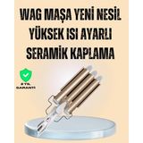 Ayarlanabilir Isı Ayarıyla Profesyonel Bukle Maşası – Hızlı ve Nazik Şekillendirme - Renkli - Belirtilmemiş