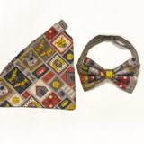 Ayarlanabilir Kedi Köpek Bandana Papyon Seti - Yılbaşı Hediyesi S Beden 25.35 cm