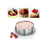 Ayarlanabilir Kek Kalıbı Kelepçeli 16-30Cm Yükseklik 6Cm