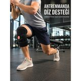 Ayarlanabilir Ligamentli Dizlik Patella Silikon Pedli Nefes Alabilir Diz Koruyucu - Bayi Depom