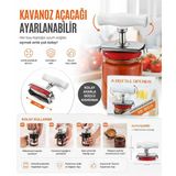 Ayarlanabilir Manuel Kavanoz Açacağı- Çok Amaçlı Kapak Açıcı