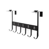 Ayarlanabilir Metal Kapı Arkası Askılık - 6 Kanca
