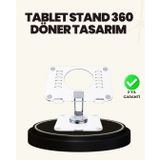 Ayarlanabilir Şeffaf Tablet Standı Kaymaz Silikon Tabanlı ( Lisinya )