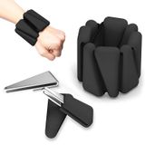 Ayarlanabilir Silikon ve Metal Bilek Ağırlıkları - Kadınlar için Çok Yönlü Pilates Ayak Bileği Ağırlıkları - Rahat Giyilebilir Fitness Bantları - Yoga, Koşu ve Kuvvet Antrenmanı için İdeal - 2'li Set