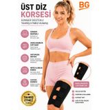 Ayarlanabilir Üst Bacak Korsesi Sporcu Üst Diz Bandajı Uyluk Bacak Destekleyici Korse Üst Baldırlık