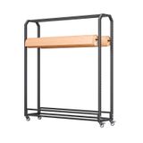 Ayarlanabilir Vinil Kağıt Depolama Rafı - 16 Çubuk Kumaş Rulolarını Saklamak için Dayanıklı, Dikiş Atölyeleri ve Perde Stüdyoları için Mükemmel, Yaratıcı Malzemeler Saklama Çözümü l