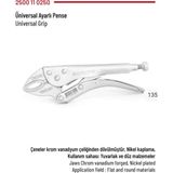 Ayarlı Pense Üniversal