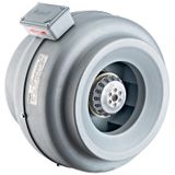 Ayas 12.5 cm çap YKA-125B-2K-M 2500 D/D 220/230 volt Monofaze Yuvarlak Kanal Tipi Radyal Fan
