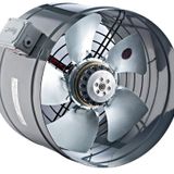 AYAS 20 cm çapında YBA-200-2K-M 2750 D/D 220 230 volt Monofaze Yuvarlak Kanal Tipi Aksiyel Fan Aksiyal Aspiratör