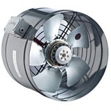 Ayas 25 cm çap YBA-250-2K-M 2650 D/D 220/230 volt Monofaze Yuvarlak Kanal Tipi Aksiyel Fan