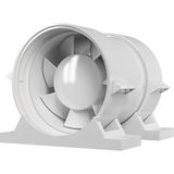 Ayas Havalandırma Ayas 150 mm (15 Cm) Plastik Kanal Tipi Fan (Pro Beyaz 6)