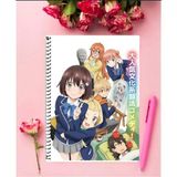 Ayaşlı Kırtasiye Kono Bijutsubu Ni Wa Mondai Ga Aru Anime Defter A5 Boyutu 15*21 cm Telli Çizgisiz