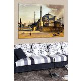 Ayasofya Cami Kanvas Tablo Duvar Panosu. Osmanlı Türk Tarihi. 100x70 no 2866