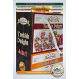 Ayasofya Lokum 4'ü 1 Arada Çantalı Hediyelik Lokum - Sade, Narlı Fıstıklı, Güllü ve Kuruyemişli Mixed Lokum - 400 gr