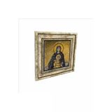 Ayasofya- Meryem Ve Isa Mozaiği Baskılı Taş Tablo 25X25
