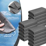 ayattecy Straseapoit Çizgisiz Temizlik Bezi, 2023 Yeni Kalınlaştırılmış Sihirli Temizleme Bezi, Çok Amaçlı Mikrofiber Temizleme Bezi, Çizgisiz Temizlik için Pencere Bezleri (11,81 x 11,81 inç, 15