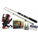 Ayaz Fishing Hazır Tekne Oltası Seti 1.35M Tekne Kamışı 4x Ipek Ip ve 4000'LIK Makine - 1,35m
