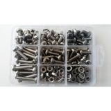 Ayaz M 6 Ysb Vida Seti Paslanmaz Inox 186 Parça A2-70 304 K