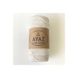 Ayaz Slim Supla Mumlu İp, Runner İpi 200 Gr (%80 Pamuk %20 Poly.) 1300