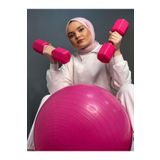 Ayaz Sport Spor 1 Kg X 2 Adet 2 Kg Dambıl Seti 2 Kg Dumbell Set (Pembe)