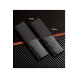 AYAZGRUP 2'li Emniyet Kemer Kılıfı Pedi Çift Renkli V.i.p Serisi Deri Alkantra-karbon