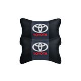 AYAZGRUP Toyota Oto Boyun Yastığı 2 Adet Silinebilir Dijital baskılı Ortopedik Boncuk Elyaf Dolgulu